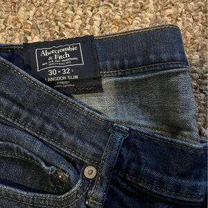 Dark Wash Slim Fit Abercrombie & Fitch Men’s Jeans